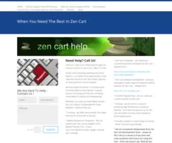 Zencarthelp.com(Zen Cart Help) Screenshot