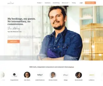 Zenchef.com(Restaurant software and restaurant management application) Screenshot