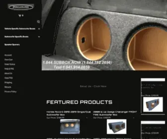 Zenclosures.com(Custom Sub Enclosure) Screenshot