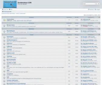 Zendamateur.com(Forumoverzicht) Screenshot