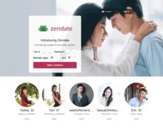 Zendate.com(Dating with Beautiful Singles) Screenshot