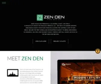 Zendenwebdesign.com(Zen Den web design) Screenshot