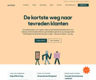 Zendesk.nl(Customer Service Software & Sales CRM) Screenshot