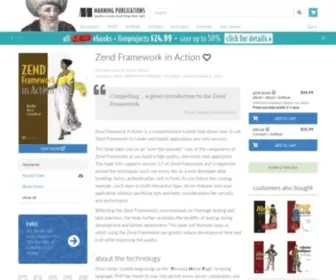 Zendframeworkinaction.com(Zend Framework in Action) Screenshot
