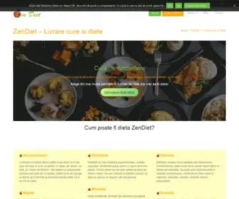 Zendiet.ro(Cura Detoxifiere si Diete pentru Slabit livrate acasa) Screenshot