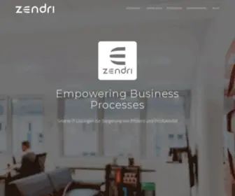 Zendri.com(Software Solutions made with love in Cologne) Screenshot