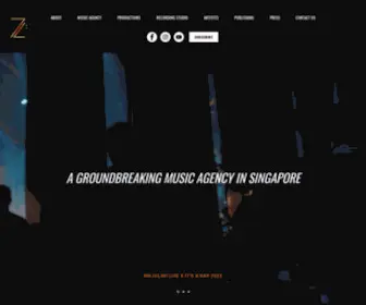 Zendyll.com(Music Agency) Screenshot