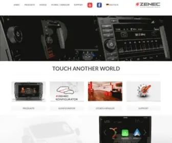 Zenec.com(Auto Navigation Multimedia Kommunikation Integration) Screenshot