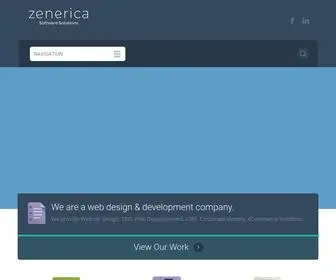 Zenerica.com(Website Design) Screenshot