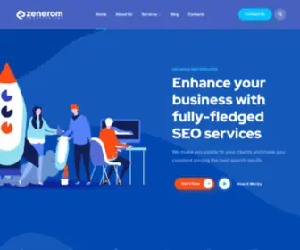 Zenerom.com.au(Software Development & Marketing Solution) Screenshot