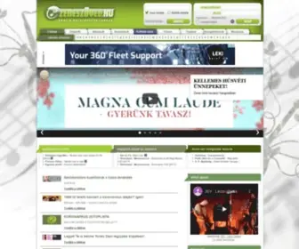 Zeneszoveg.hu(Címlap) Screenshot
