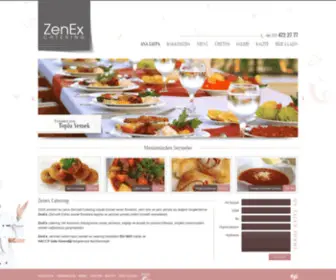 Zenexcatering.com(Zenex Catering) Screenshot