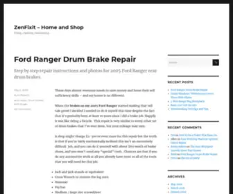 Zenfixit.com(Home and Shop) Screenshot