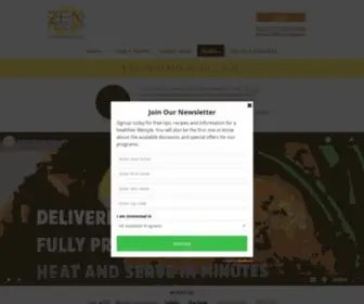 Zenfoods.com(Diet Food Delivery in Los Angeles & Other Areas) Screenshot