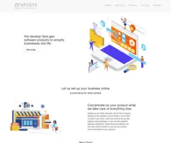 Zenfosys.com(Web Development Company) Screenshot