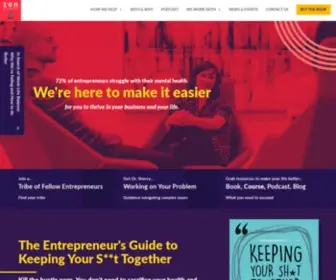 Zenfounder.com(Helping Entrepreneurs Survive) Screenshot