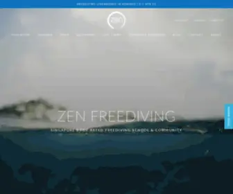 Zenfreediving.org(Zen freediving) Screenshot