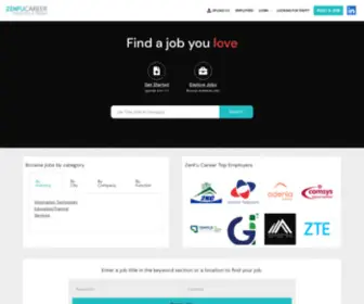 Zenfucareer.com(ZenFu Career) Screenshot