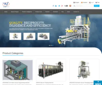 Zengranpackaging.com(Vertical Packaging Machine) Screenshot