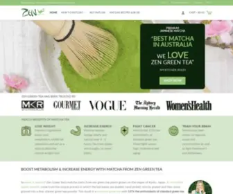 Zengreentea.com.au(Matcha Green Tea Powder (Premium Matcha Tea)) Screenshot
