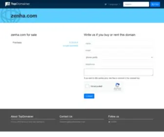 Zenha.com(TopDomainer Search Engine) Screenshot