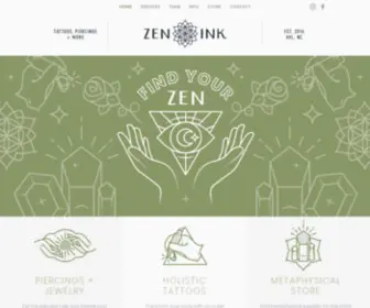 Zeninkasheville.com(Zen Ink Asheville) Screenshot