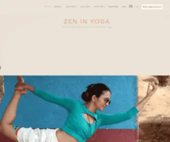 Zeninyoga.com(H O M E) Screenshot