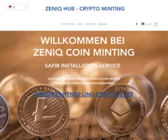 Zeniq-Coin.com(ZENIQ MINTING) Screenshot