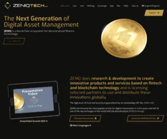 ZeniqTech.com(The NEXT Generation of Digital Asset Management) Screenshot