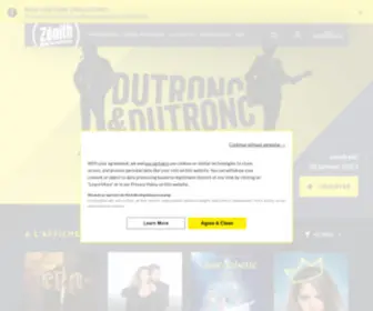 Zenith-DE-Nancy.com(Zénith de Nancy) Screenshot