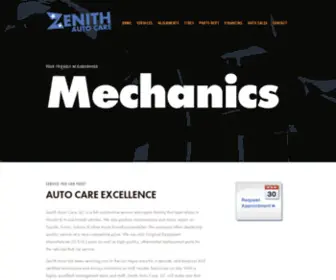 Zenithautocare.net(Zenith Auto Care) Screenshot