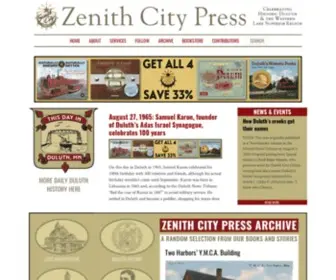 Zenithcity.com(Celebrating Historic Duluth) Screenshot