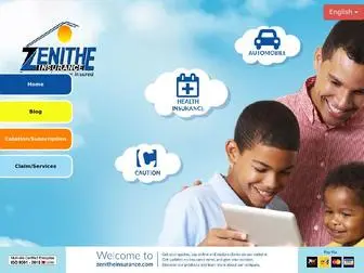 Zenitheinsurance.com(Zenithe Insurance) Screenshot