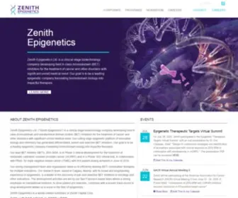 Zenithepigenetics.com(Home) Screenshot