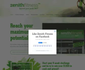 Zenithfitness.co.nz(Zenith Fitness Palmerston North) Screenshot