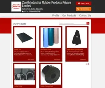 Zenithindustrialrubber.co.in(Zenith Industrial Rubber Products Private Limited) Screenshot