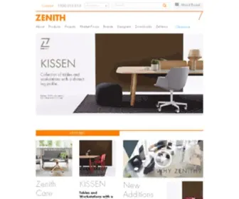 Zenithinteriors.com.au(Supplier of Furniture and Services for Corporate) Screenshot