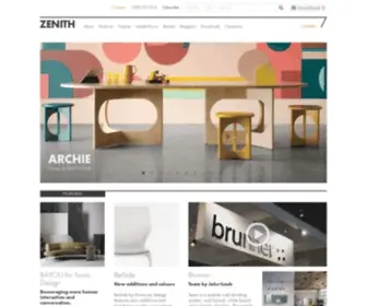 Zenithinteriors.com(Curators of the Modern Workspace) Screenshot