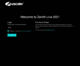 Zenithlive2021.com(ZSCALER 21) Screenshot