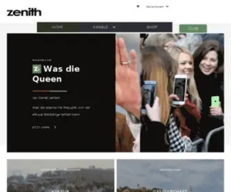 Zenithonline.de( Home) Screenshot