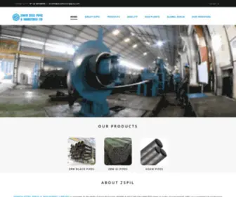 Zenithsteelpipes.com(ZENITH STEEL PIPES & INDUSTRIES LIMITED) Screenshot