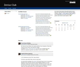 Zeniusclub.com(Bimbel Online Interaktif Pertama di Indonesia) Screenshot