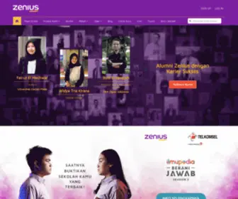 Zeniussolutions.com(Bimbel Online Live dan Interaktif) Screenshot