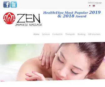 Zenjapanesemassage.com.au(Zen Japanese Massage) Screenshot