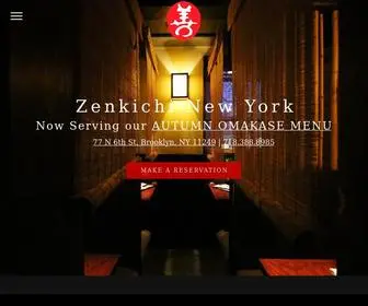 Zenkichi.com(Zenkichi New York) Screenshot