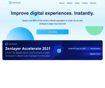 Zenlayer.in(Improve digital experiences) Screenshot