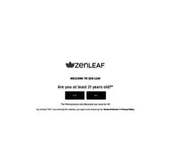 Zenleafdispensaries.com(Medical & Recreational Cannabis Dispensaries) Screenshot