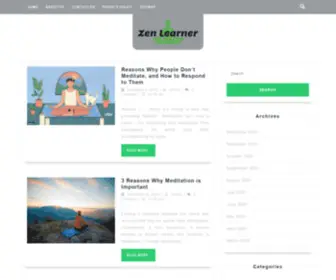 Zenlearner.com(Zen Learner) Screenshot