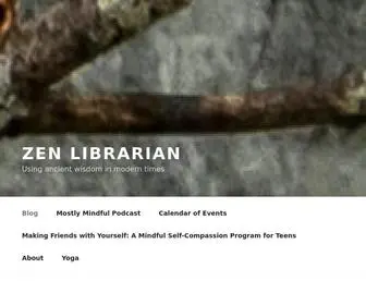 Zenlibrarian.ca(Using ancient wisdom in modern times) Screenshot