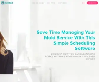 Zenmaid.com(The only software you need to grow your maid service) Screenshot